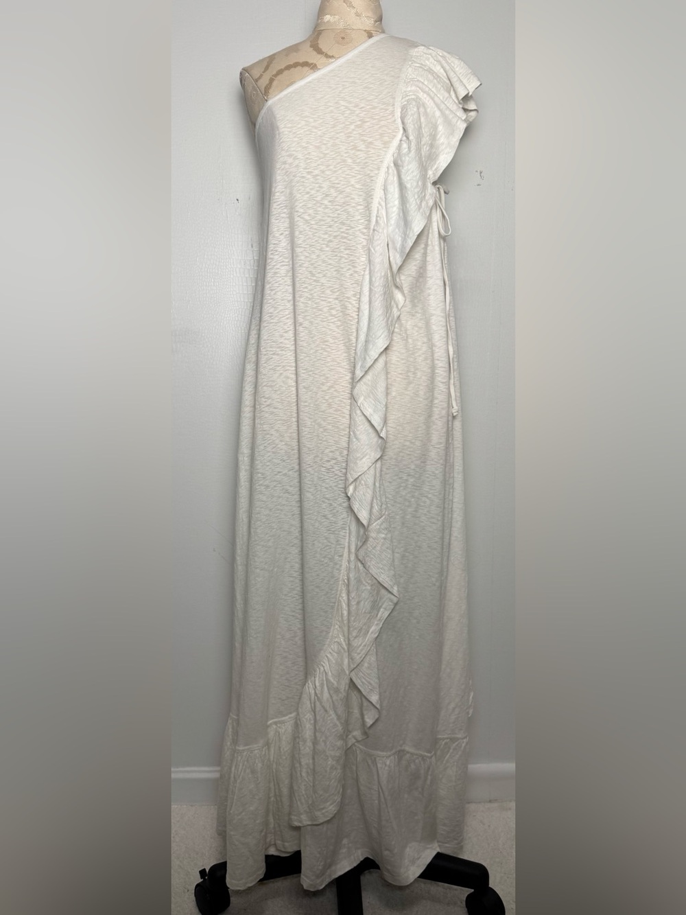 FP Beach Elisa White Maxi Dress S Beach Bridal Honeymoon Resort - Picture 2 of 12